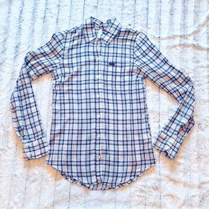 RVCA plaid button up